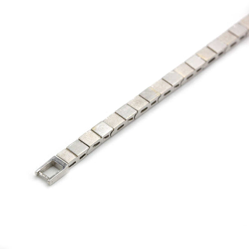 Bracelet Bracelet Semi-rigide - Or blanc et Diamants 58 Facettes 250310R