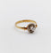 Bague 54 Bague solitaire art deco or jaune 18k diamant taille ancienne 58 Facettes A05903