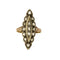 Bague 56,5 Bague ancienne en Or jaune, argent et diamants 58 Facettes ENG10890