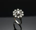 Bague Bague en or blanc sertie de diamants, époque lictueuse italienne 58 Facettes