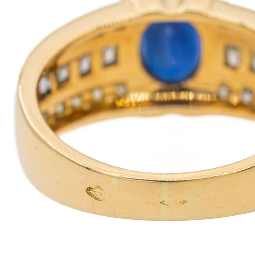 Bague 49 O.J. Perrin Bague Or jaune Saphir 58 Facettes 2905291CN