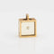 Pendentif Pascal Morabito Pendentif Cube Diamant Flottant Vintage Or Jaune 18 Carats 58 Facettes G13420