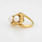 Bague 53 Jean Vitau pour Van Cleef & Arpels - Bague Trèfle Perle de Culture Or Jaune 58 Facettes 14279
