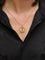 Pendentif Médaille amour Augis ronde Plus qu'hier moins que demain or jaune rubis 58 Facettes J496