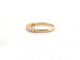 Bague 54 bague sertie de 9 diamants en or jaune 58 Facettes 260446