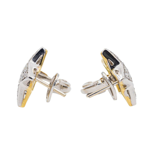 Boucles d'oreilles Boucles d'oreilles Etoile Or Blanc Diamant 58 Facettes 2927107CN