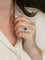 Bague Bague vintage pierre bleue entourage diamants 58 Facettes J525