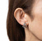 Boucles d'oreilles Boucles d'oreilles vintage en or blanc 14 carats avec diamants 2 carats, bijoux fins du milieu du siècle, vigne 58 Facettes G13881