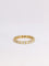 Bague 55 Alliance américaine or jaune diamants 1,2 carats 58 Facettes J44