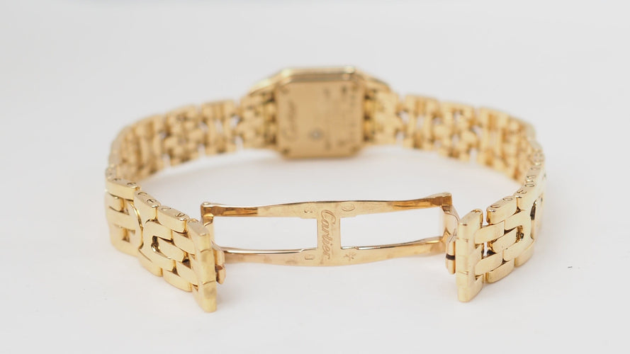 Montre Montre Mini Panthère de Cartier en or jaune 58 Facettes 32737