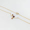 Collier Collier en or jaune  et rubis 58 Facettes 32891