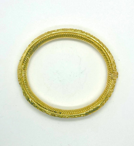 Bracelet Bracelet vintage en or fabriqué à partir d'un tube creux, début des années 1900 58 Facettes