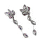 Boucles d'oreilles Boucles d'oreilles Cartier, "Caresse d'Orchidées", or blanc, rubis, améthystes et diamants. 58 Facettes 29822