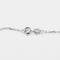 Collier Pendentif croix or blanc et diamants, et chaine 58 Facettes MAN1333
