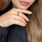 Bague 56 Bague Trilogie Or Jaune Émeraudes & Diamants 58 Facettes 60-GS35808-1