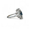 Bague 58 Bague fleur or blanc, saphir et diamants 58 Facettes 256
