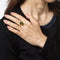 Bague Bague H Stern en or jaune 18 carats avec tourmaline verte 6 carats, taille 7, bijou vintage, Brésil 58 Facettes G13956