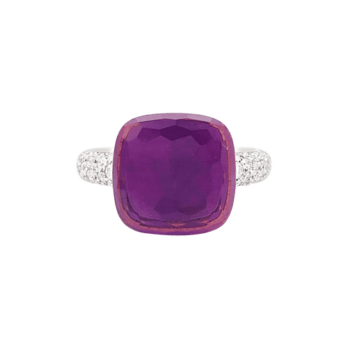 Bague 50 Bague Pomellato, "Nudo Maxi", améthyste, diamants, deux ors. 58 Facettes 34307