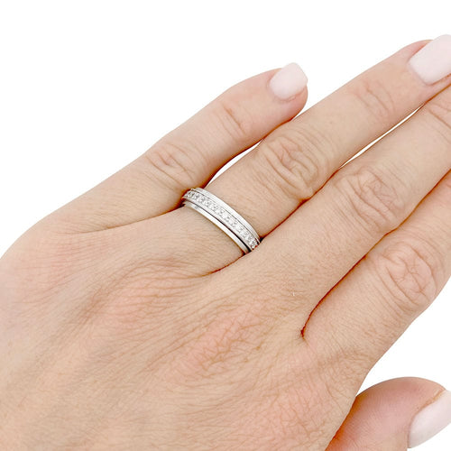 Bague 51 Bague Piaget "Possession" or blanc, diamants. 58 Facettes 33697
