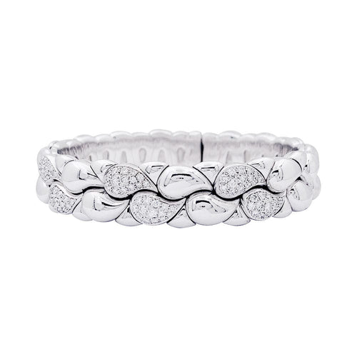Bracelet Bracelet Chopard "Casmir" or blanc, diamants. 58 Facettes 33827