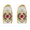 Boucles d'oreilles Fred Boucles d'oreilles Or jaune Rubis 58 Facettes 2576874CN