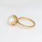 Bague Bague Tiffany & Co en or jaune 18 carats avec perle et feuille d'olivier, taille 6, Paloma Picasso 58 Facettes G13861