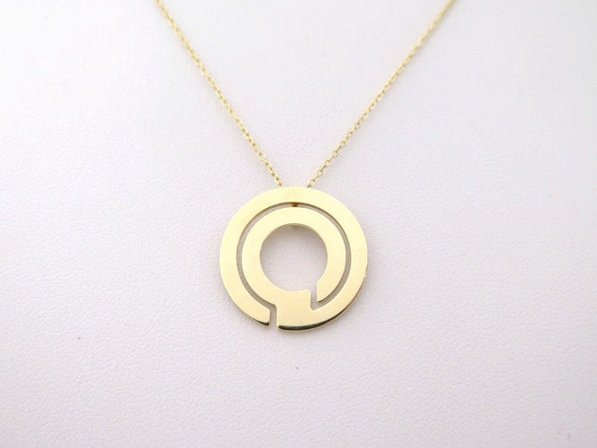 Collier collier DINH VAN seventies or jaune 58 Facettes 259887