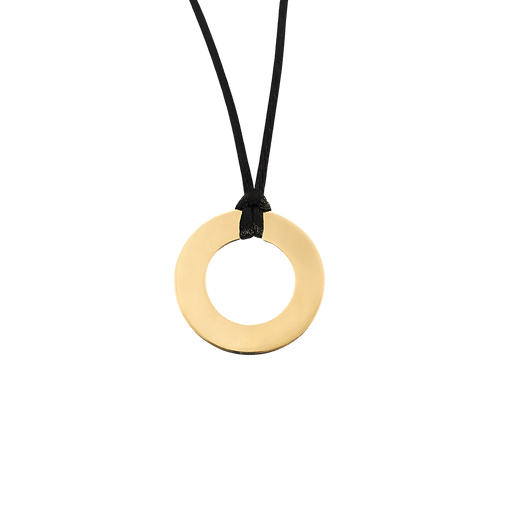Collier DINH VAN - Collier pendentif CIBLE or jaune 58 Facettes BO/250037