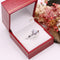 Solitaire ancien or blanc diamant chaton soleil