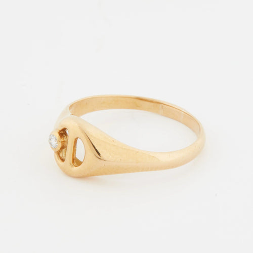 Bague 51 BAGUE OR JAUNE COLLECTION Catherine Deneuve 58 Facettes RÉF 11072/16