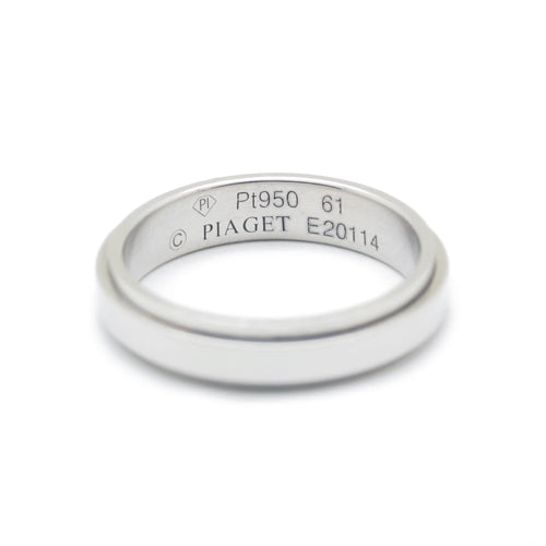Bague 61 PIAGET - Alliance possession platine 58 Facettes 220457R
