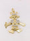 Pendentif POMELLATO - Pendentif Petite Reine articulé 2 ors diamants 58 Facettes J544