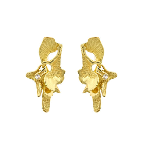 Boucles d'oreilles Boucles d'oreilles pendantes feuilles 58 Facettes 34516