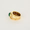 Bague 48 Bague jonc or jaune, émeraude et diamants 58 Facettes CAN11631