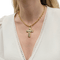 Pendentif Chopard "Croix" or jaune, diamants. 58 Facettes 34196