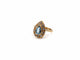 Bague 49 Bague poire or jaune topaze diamants 58 Facettes 5220