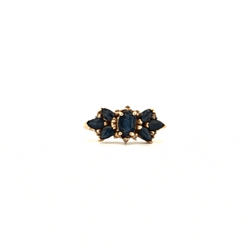 Bague 53 Bague Or Jaune Topazes 58 Facettes