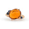 POMELLATO - Bague Bahia en or rose avec saphirs et citrine de Madère