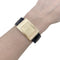 Montre Montre Boucheron, "Reflet", or jaune, cuir. 58 Facettes 35116