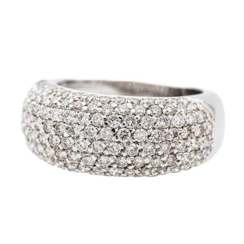 Bague 55 Bague Or blanc Diamant 58 Facettes 2999383CN