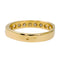 Bague 53 Bague Demi alliance Or jaune Diamant 58 Facettes 2830012CN