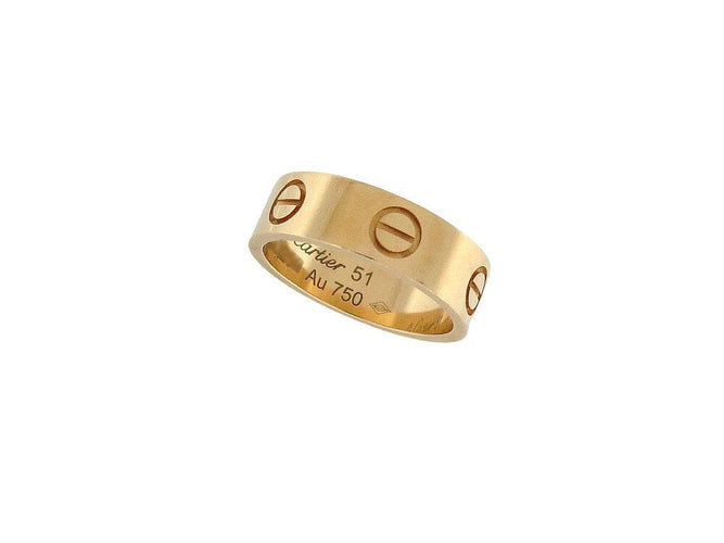 Bague 51 bague CARTIER love en or jaune 58 Facettes 262104