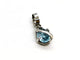 Pendentif Pendentif Or blanc Topaze 58 Facettes 1141378CD