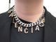 Collier collier GUCCI x balenciaga the hacker project choker 676858 strass 58 Facettes 266348