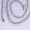 Collier Collier tennis en or blanc avec diamants 58 Facettes