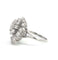 Bague 54 Bague cocktail en or blanc et diamants 58 Facettes