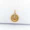 Pendentif Maison Augis - « Médaille d'Amour » en or jaune "Plus qu'hier, moins que demain" 58 Facettes 32664