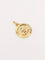 Pendentif AUGIS - Médaille amour ronde striée or jaune diamant rubis 58 Facettes J501