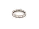 Bague 49 bague alliance pavage complet 20 diamants en platine 58 Facettes 261951