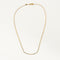 Collier Chaine or jaune maille carrée 58 Facettes MON0854